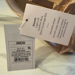 Tan Adjustable Strap Bra size 38DD